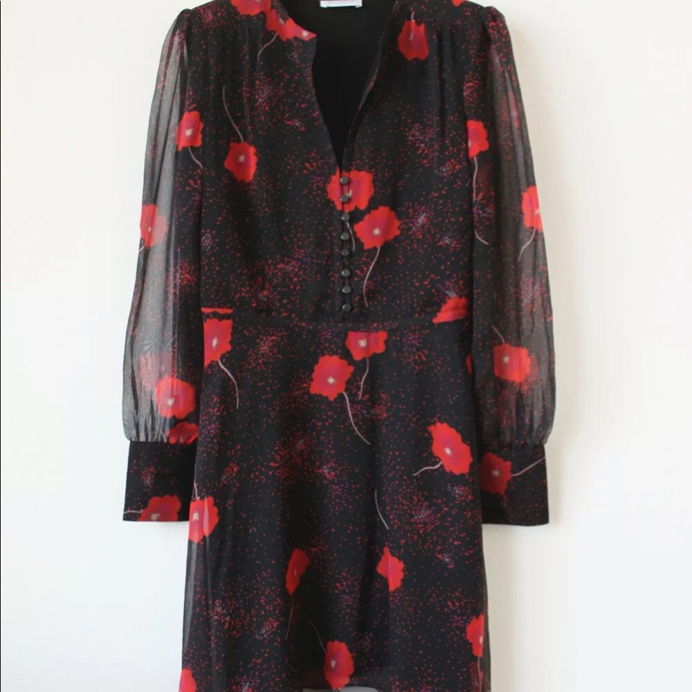 Equipment Danette Floral Silk Dress, Stunning! Size 4
